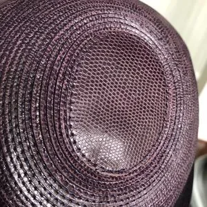 Patricia Underwood NewYork Genuine Corded Cordovan Leather Wide Brim Hat Patricia Underwood | Accessories | Patricia Underwood  main image 2